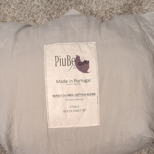 Piu Belle Linen Blend Sheets